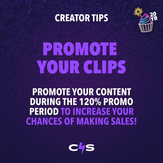 Amplify your promo game and make every clip count.  Unlock your earning potential with 120% commission🔥<a href="/tag/c4sworship24"class="tags"><span>#c4sworship24</span></a>