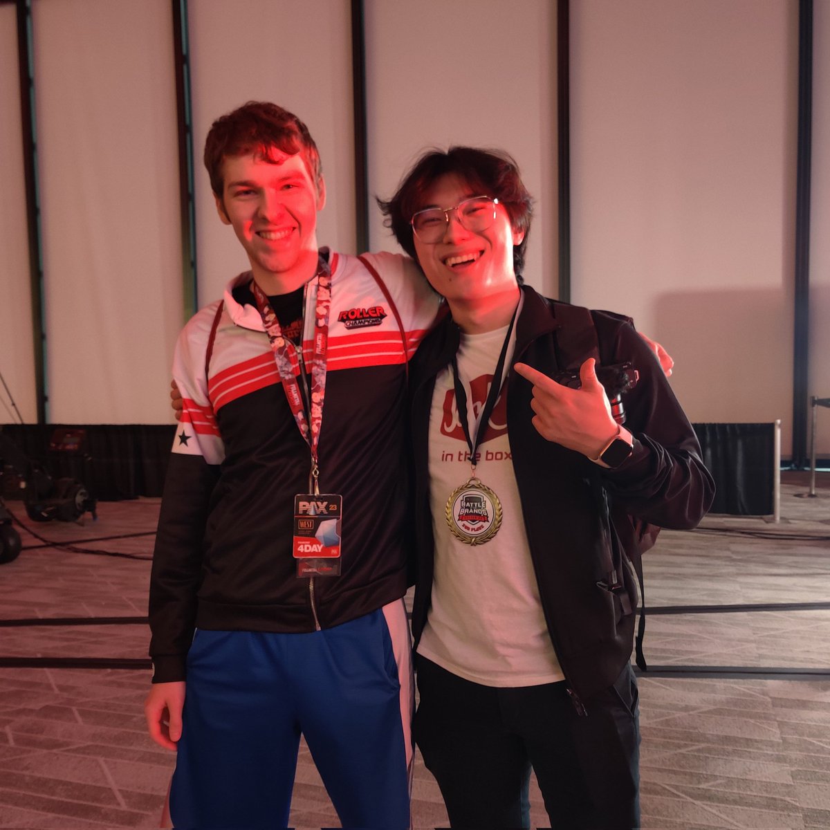 Congrats to <a href="/btmclive/">BTMC</a> for taking third place 🥉 at the <a href="/pax/">PAX</a> #BattleoftheBrands <a href="/DoorDashGaming/">DoorDashGaming</a> 
Nice meeting you!