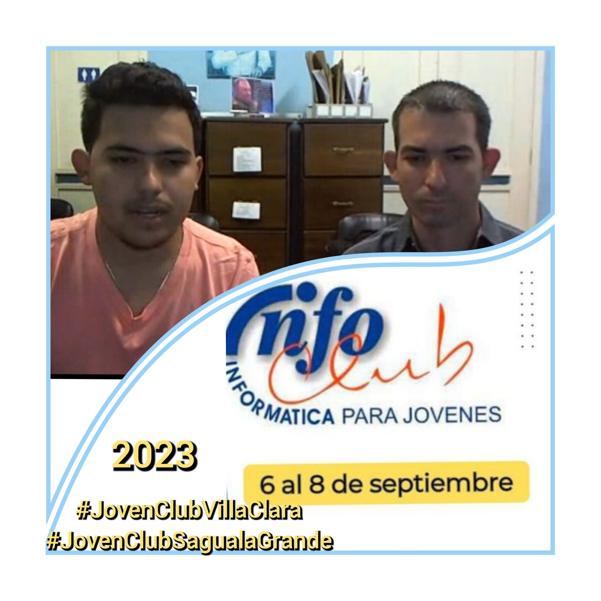 #EventoInfoclub2023
#JovenClubVillaClara 
El municipio #SagualaGrande representará a nuestra provincia en el Evento líder de #JovenClubCuba
#PorlaTranformacionDigital