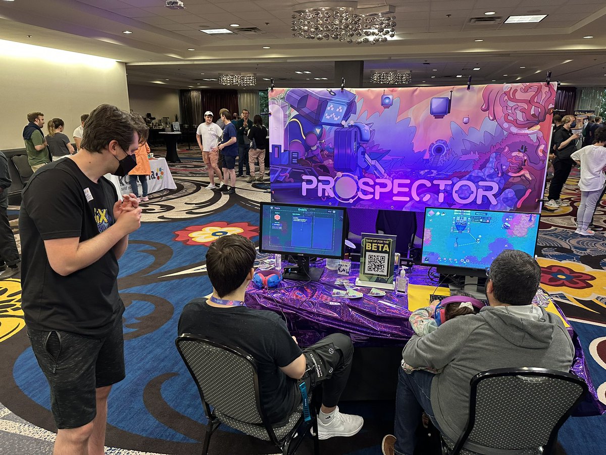 That’s a wrap on Seattle Indies Expo! Thanks for coming out to play Prospector, check us out on Steam store.steampowered.com/app/1928080/Pr…