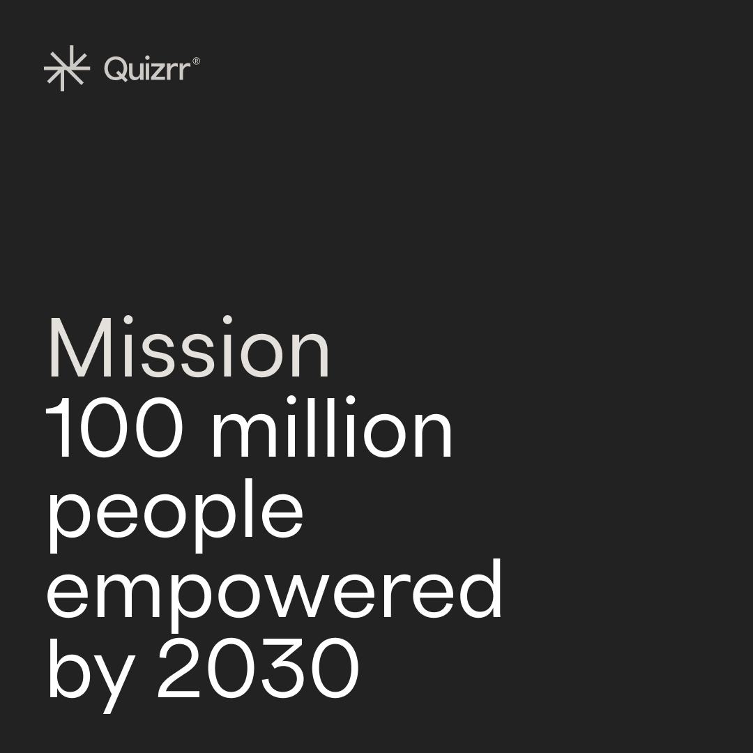 Wow! We just passed 100,000 people trained on the Quizrr platform during 2023. Learn more about our mission to empower 100 million people by 2030 lnkd.in/d4CDgiEZ

#hrdd #humanrights #socialimpact #tech