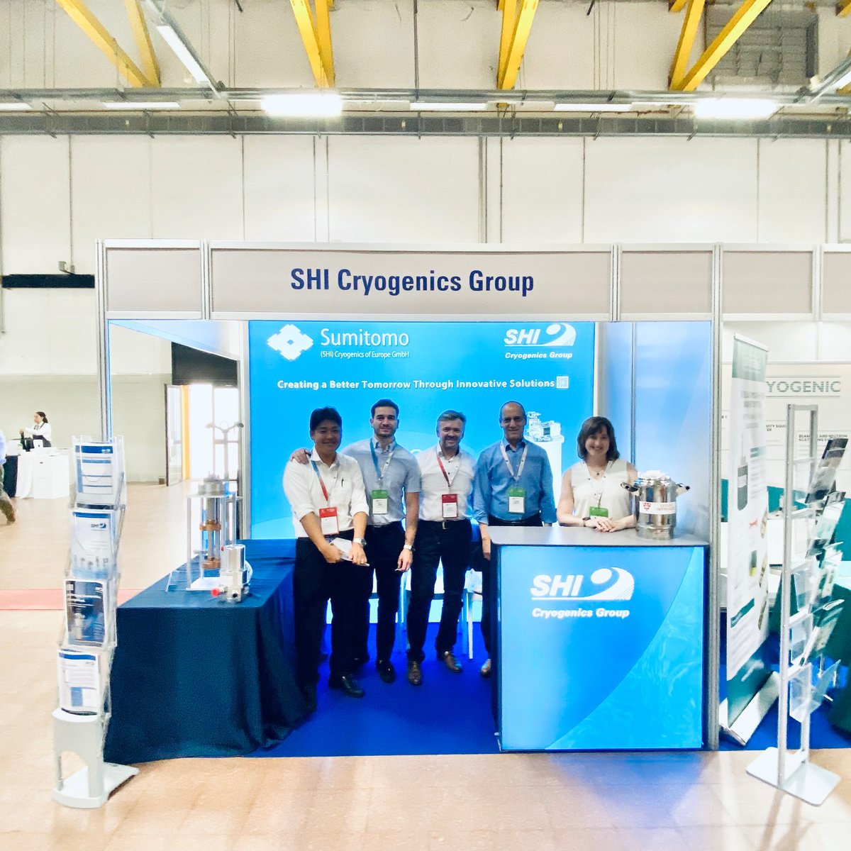 shicryogenics's tweet photo. The SHI team is having a great first day at #EUCAS2023 in Bologna!
We’re highlighting a number of new and “coming soon” products at Booth 6, so stop by to discuss your superconducting applications with us!
#cryogenics #cryocooler #cryocoolers #technology #superconductivity https://t.co/bDFDtw1euH