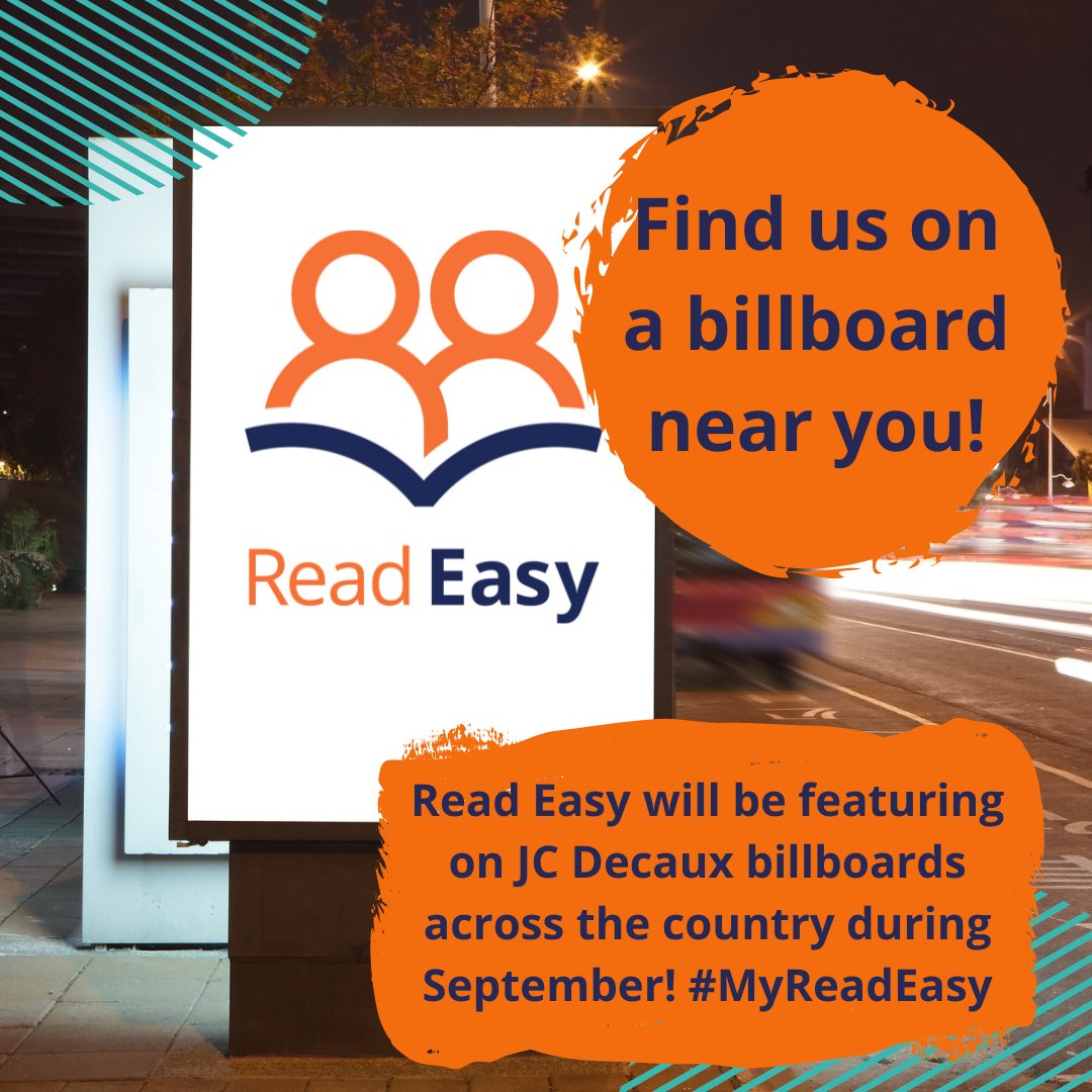 ReadEasyUK's tweet photo. ⭐We are excited to announce our partnership with @JCDecaux_UK and @TRES_LDN is now LIVE!! ⭐We'll be sharing photos, videos and fun ways you can get involved during the coming days and don't forget to share
#MyReadEasy #ReadEasyWorks #LearnToRead #AdultLiteracy https://t.co/Fl1yZ5VejI
