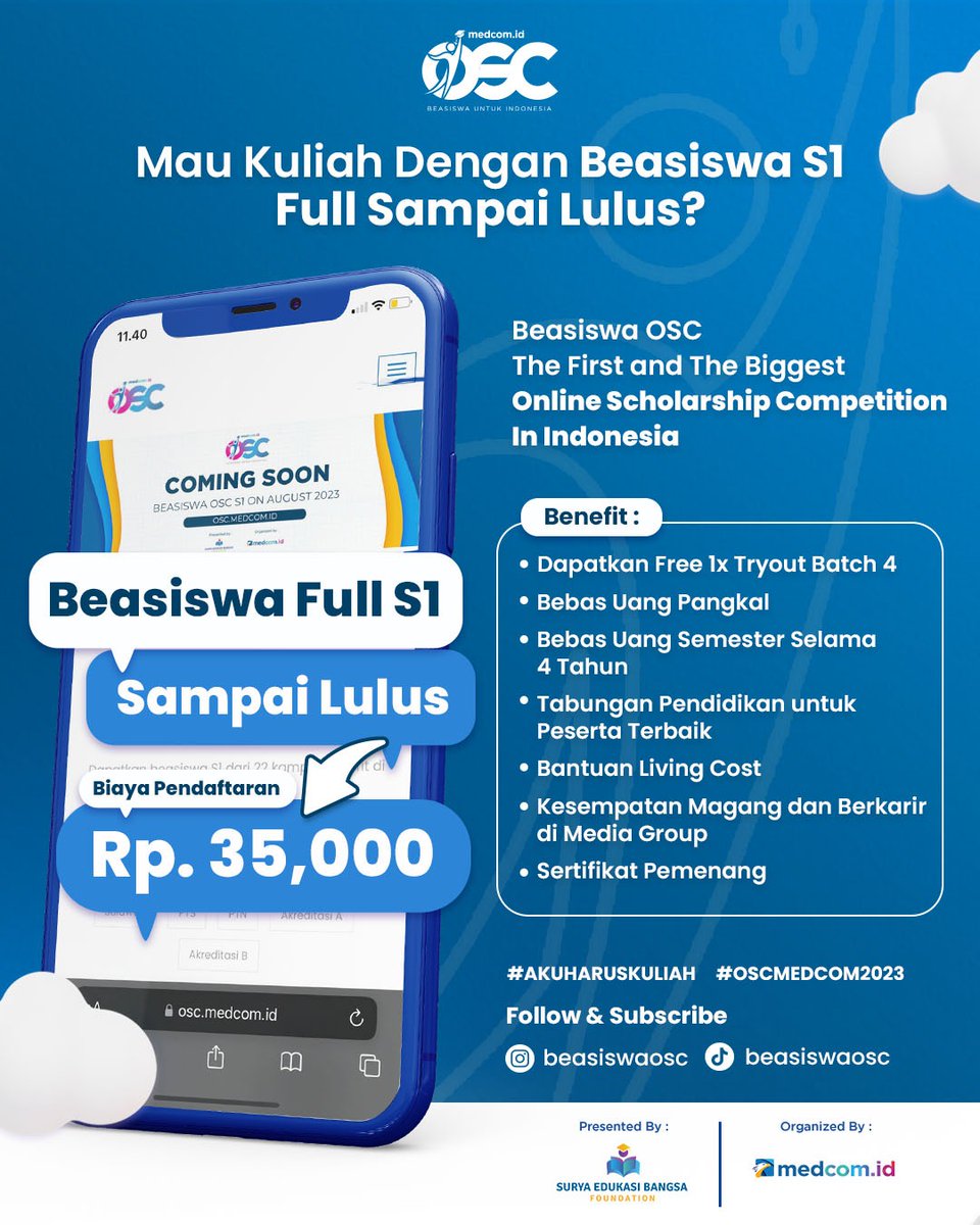 Beasiswa OSC tweet media