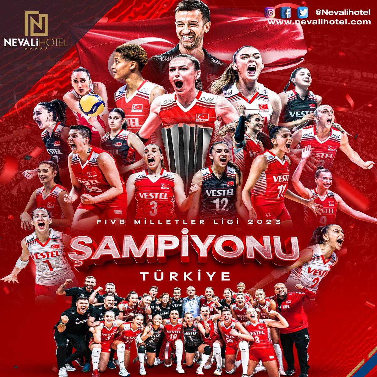 Voleybol Milli Takımımızı Kutlar,Başarılarının Devamını Diliyoruz. 
📞(0414) 318 80 00
📨info@nevalihotel.com
nevalihotel.com
Merkez Abide Park Kavşağı Şanlıurfa
#şanlıurfa
#Karaköprü
#Haliliye
#türkiye
#turizm
#spor