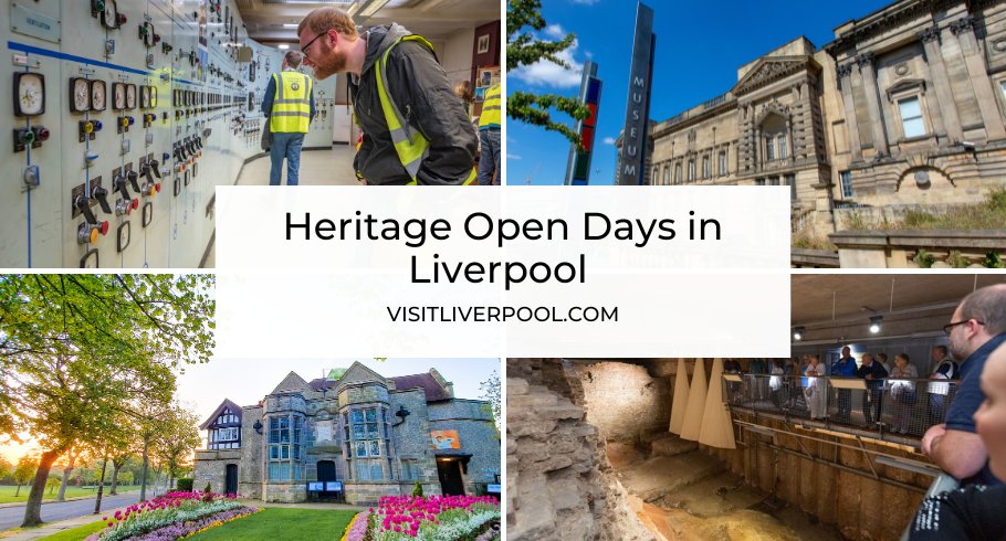 Heritage Open Days start this week! ✨ From 8-17 September venues across the region will be opening their doors to experience our city's heritage and culture for free! Find out what's going on in our blog ⬇️ visitliverpool.com/blog/post/crea…