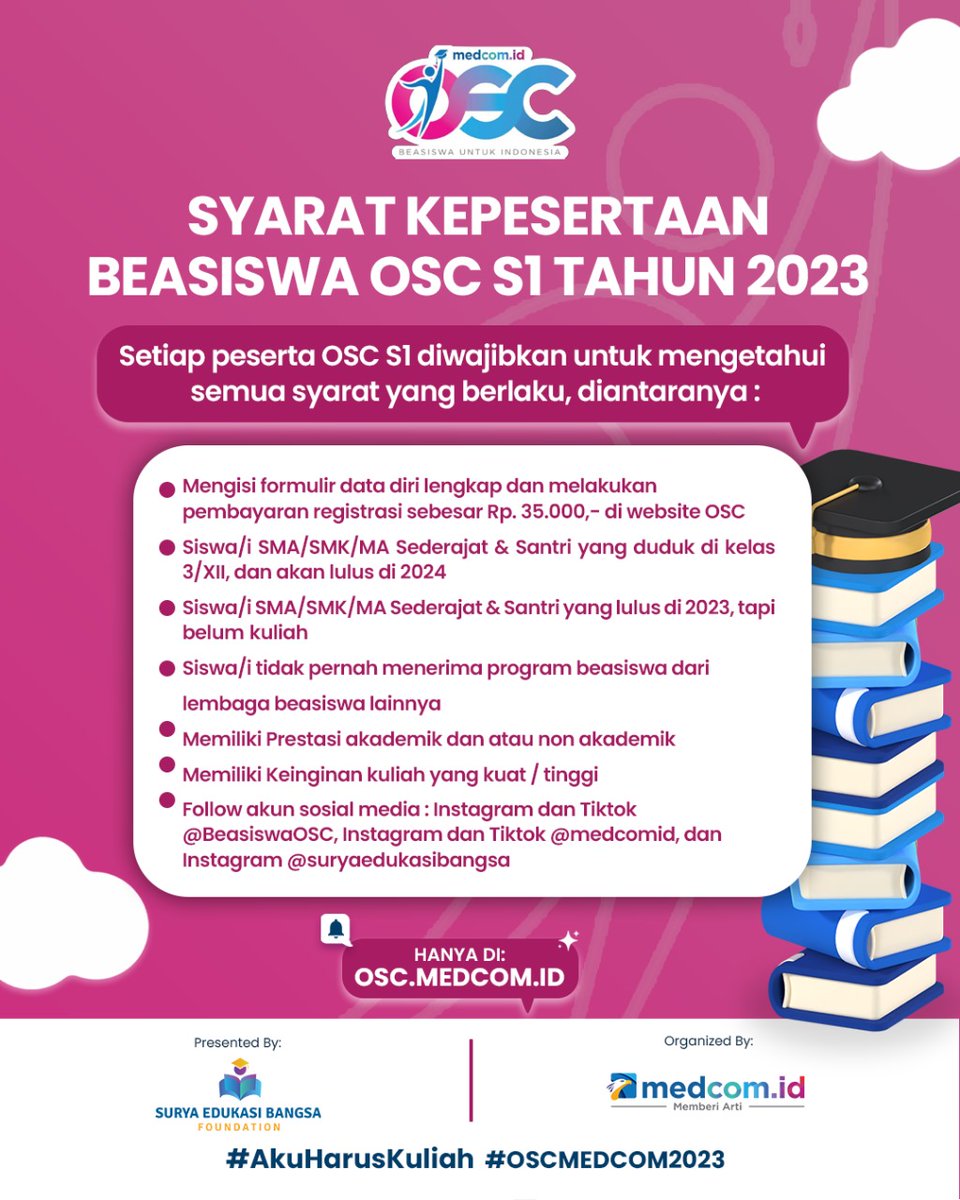 Beasiswa OSC tweet media