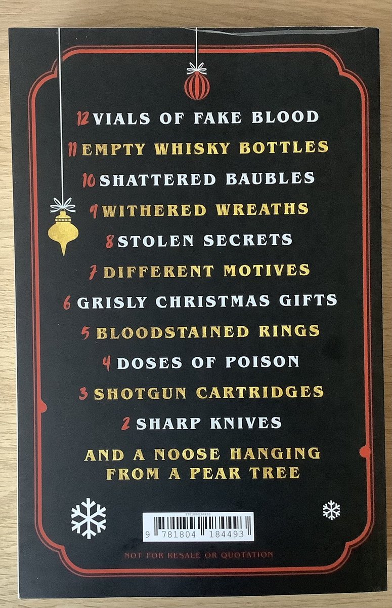 Lindahill50Hill's tweet photo. Thank you so much @AbiWalton4 for my #blogtour proof of @AndreinaCordani #TheTwelveDaysOfMurder out from @ZaffreBooks 26th October
I have a feeling this is going to be a cracker! https://t.co/50bZWQjFGn