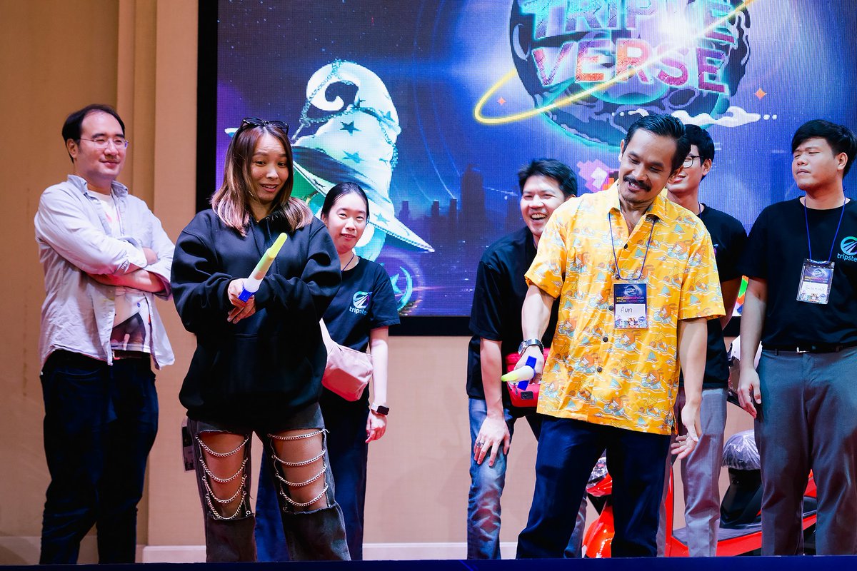innocent_355's tweet photo. ภาพความสนุกบางส่วนจากงาน NFT Meeting  Tripleverse ที่รวมสามคอมมูยักษ์ใหญ่ในไทย เมื่อ 2 ก.ย.2023
#Tripster
#HumanXclub
#BitToonDao
ขอบคุณสำหรับกิจกรรมดีๆ และใครสนใจสามารถไปติดตามทั้งคอมมูได้ด้านล่างเลยจร้า
@Tripster_live
@humanxclubnft 
@BitToonDAO https://t.co/JCET3txP0P