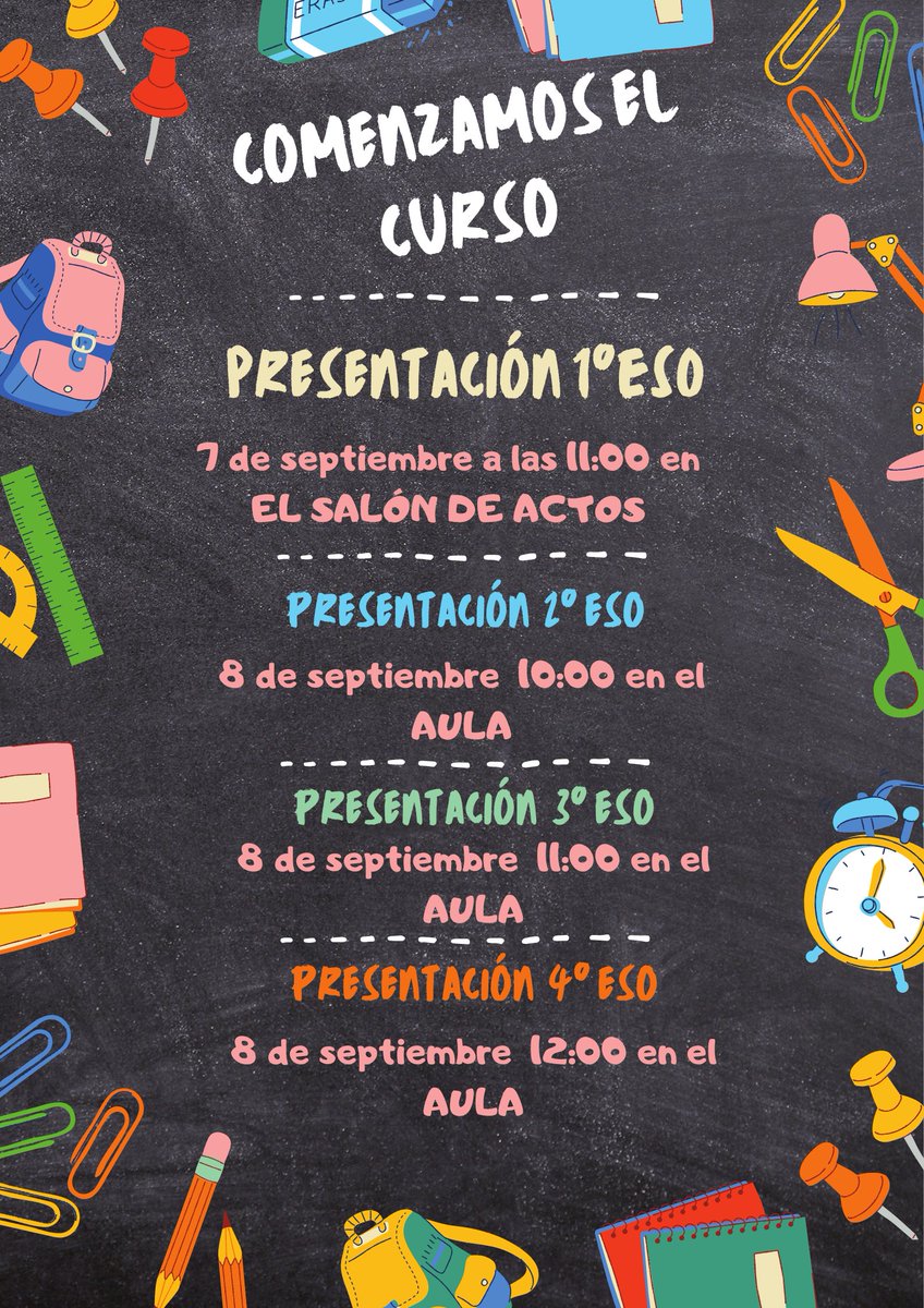 iesmhernandez's tweet photo. Ya estamos de vuelta https://t.co/74AhfGyoLl