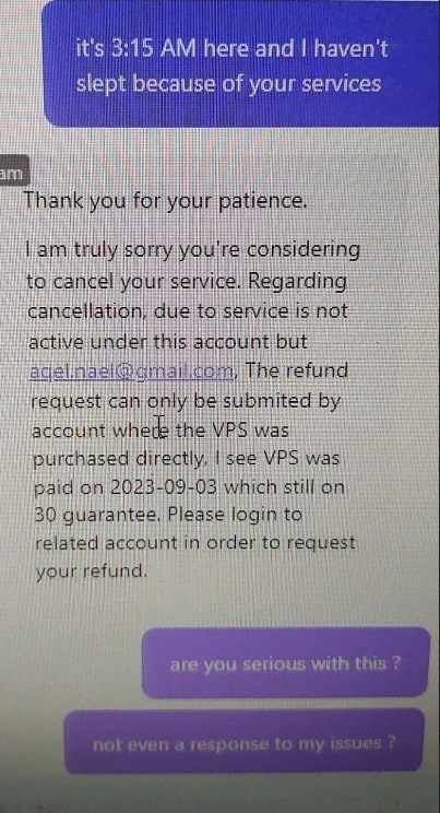 VilthoD's tweet photo. @Hostinger I have been on queues trying to resolve my issues with you and the support team has not been efficient.
I asked about VPS, I asked about deleted website which I can not recreate or locate a recreation button, their only response was "you can do a refund", waste of $$ https://t.co/FWwtDtOE6Z