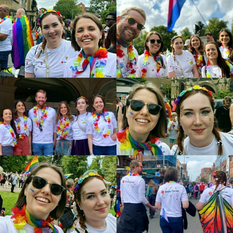 On Saturday members of our team, Alexander &amp; Ellie, &amp; colleagues from our Medical Negligence &amp; Employment teams, joined <a href="/ReadingPride/">Reading Pride</a> together. It is reported that it was a fantastic day celebrating love, inclusivity, equality, family, &amp; community. Boyes Turner Stands with Pride.