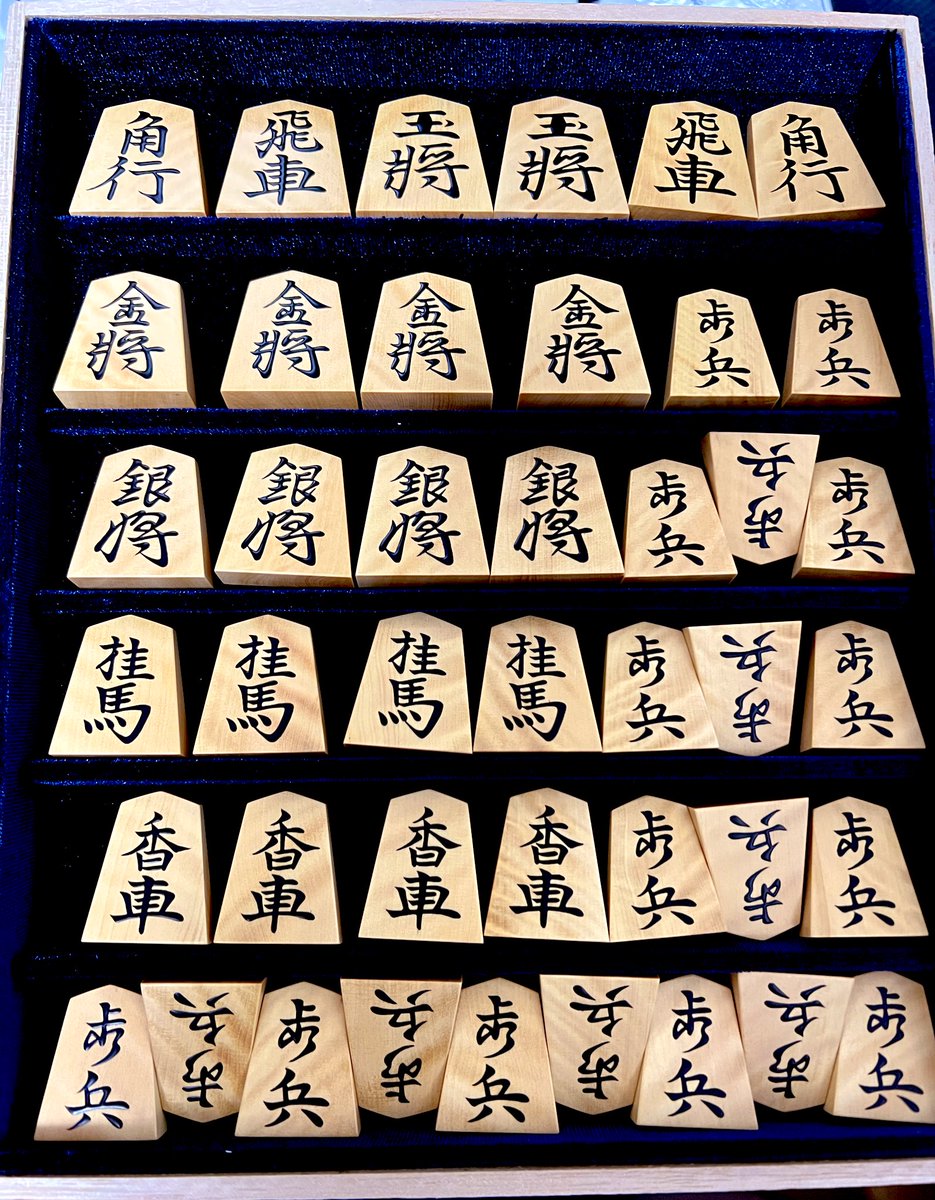 うぉぉぉぉ！

将棋駒師の水明さんが制作した
島黄楊の虎斑の盛上駒が届いた！！！

同じトラ🐯の名を持つやつだったので欲しくなったから買わせて頂きました…！

水明さんにはとある企画用にある駒を作ってもらってるので完成次第、クロノアさんと動画撮ります…！