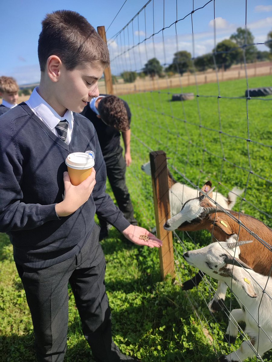 BanffAcademyBXA's tweet image. Last week pupils nominated by their Digital Literacy teachers took part in a visit to Westerton Farm as part of a PBL project - How can I, as a digital literacy expert use my ICT skills to promote a local sustainable business? #reallifelearning #learningforsustainability