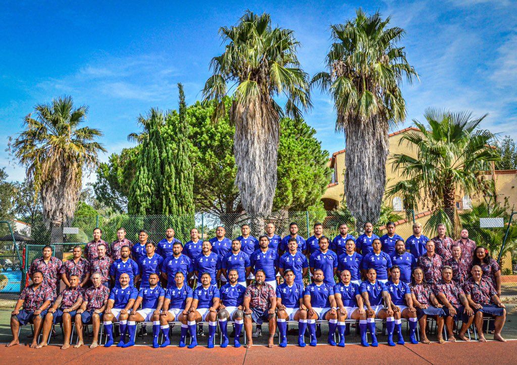 Today, we officially enter @rugbyworldcupfrance2023 . . We are Manu Samoa The people's team🇼🇸 Tapua'i maia Samoa #folaufaatasi #manusamoa