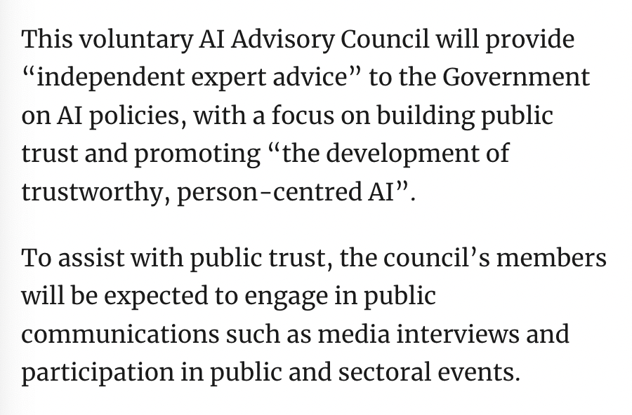 Today is the final day to express an interest in forming part of Ireland's AI Advisory Council. This council will be led by @ScanlonPatricia who we spoke to about ethics in AI: pod.fo/e/18f7fe Read the article on @siliconrepublic: siliconrepublic.com/machines/irela… #AI #Ireland