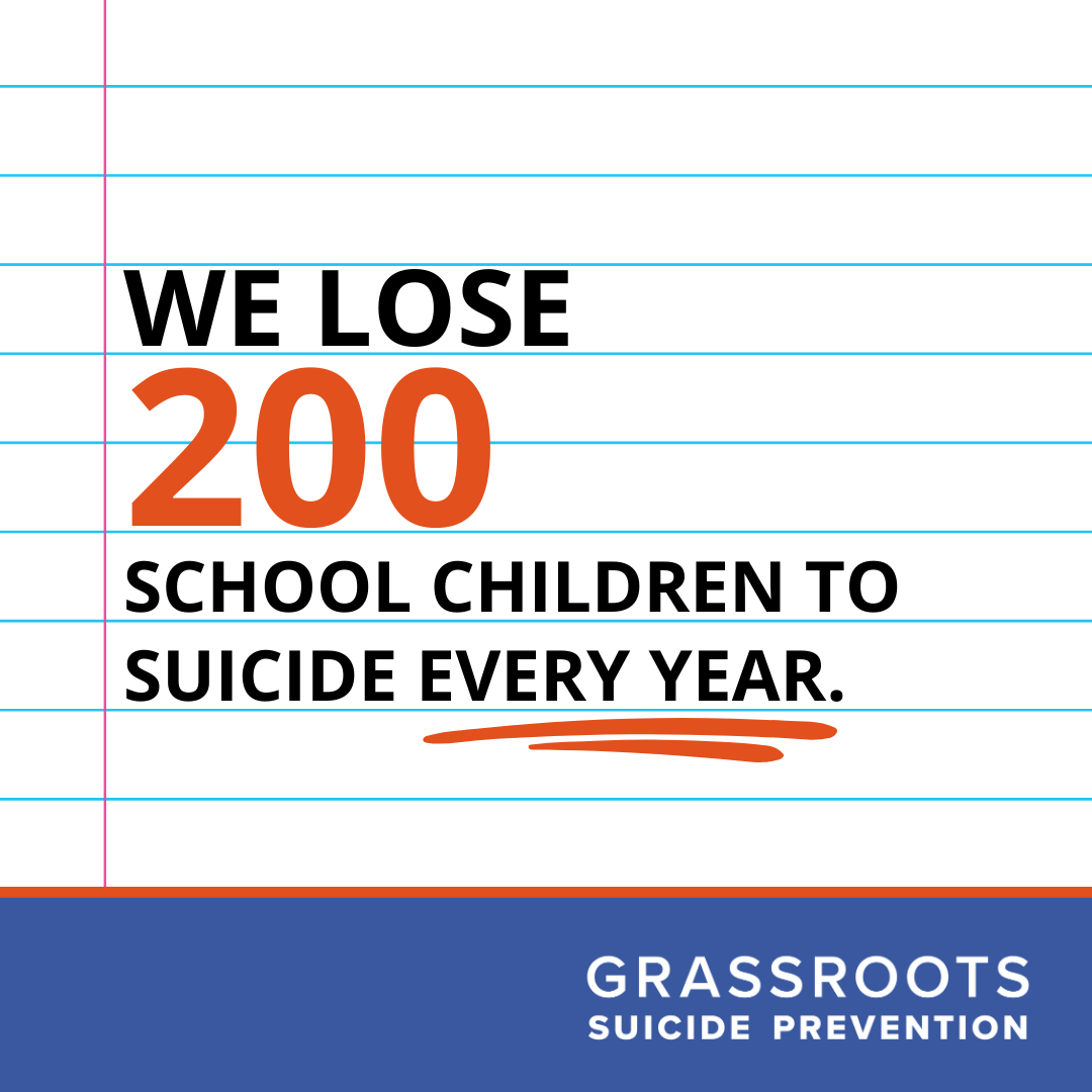 It is a myth that only adults attempt and/or die by suicide. The statistics show that we lose 200 schoolchildren to suicide every year. Suicide does not discriminate and can affect anyone. Visit our website to learn more about youth suicide myths.❤️ ow.ly/cuz050PGj4U