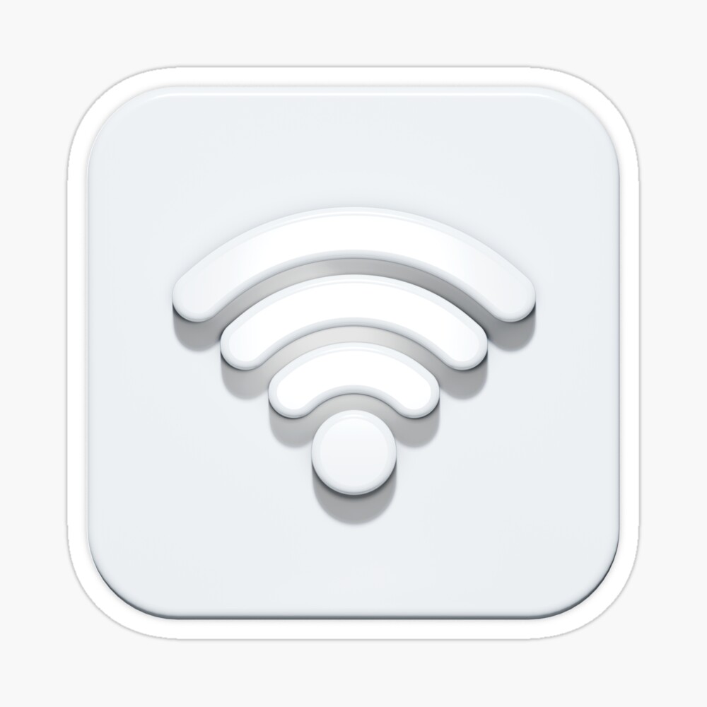 progstyle70s's tweet image. Wifi Icon | white
redbubble.com/shop/ap/149388… 
#wifinetwork #wifisignal #wifiicon #wirelesssignal #internetconnection #wifiillustration #networkicon #wifisymbol #trepiu
The WiFi icon in 3D design is a sleek, modern illustration in white.