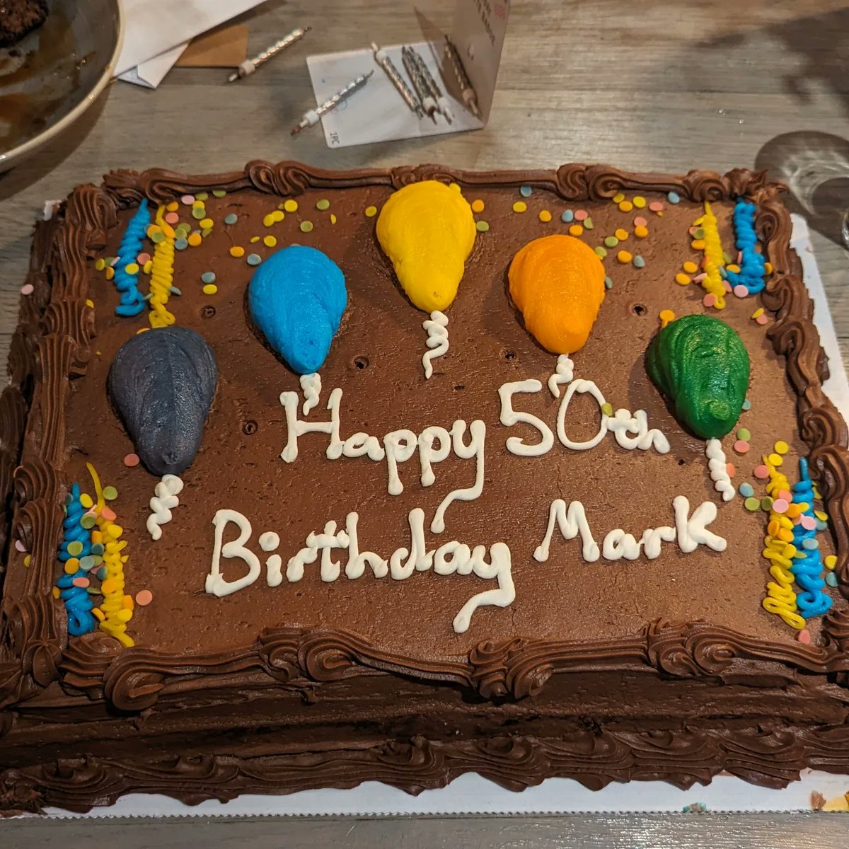 markcridge's tweet photo. #Fifty. #Bigfiveo. Half a century. 50 times around the sun. Half a ton. Life begins at... https://t.co/SMxA00vcwq