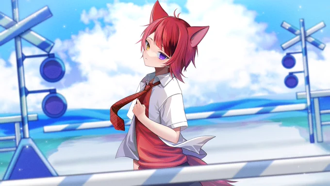 \\ お仕事報告 //  すとぷり 莉犬様( )の『少女レイ』のMVイラスト描かせて頂きました ╭━━━━━━━━╮  少女レイ/莉犬【歌ってみた】╰━v━━━━━━╯  #すとぷり #莉犬くん  