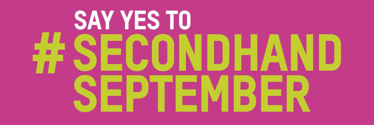 Could you buy NOTHING NEW for 30 days?
Join 000's of people doing #SecondHandSeptember ➡️ oxfam.org.uk/get-involved/s…
A <a href="/oxfamgb/">Oxfam</a> campaign to encourage more reuse with a focus on clothing. 
And as you can imagine we love it.

Free #reuse➡️ilovefreegle.org/mobile