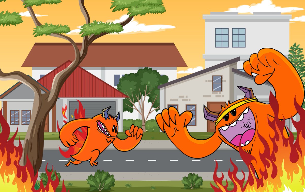 There is a fire in Monstopia... how much $METH will be burned today? 🔥🔥🔥

Join us at 6pm UTC in our community Telegram to find out how much will be burned. 

As always there will be games and #giveaways for those who participate. 

#Memecoin #CryptoCommunity #ETHMonsta