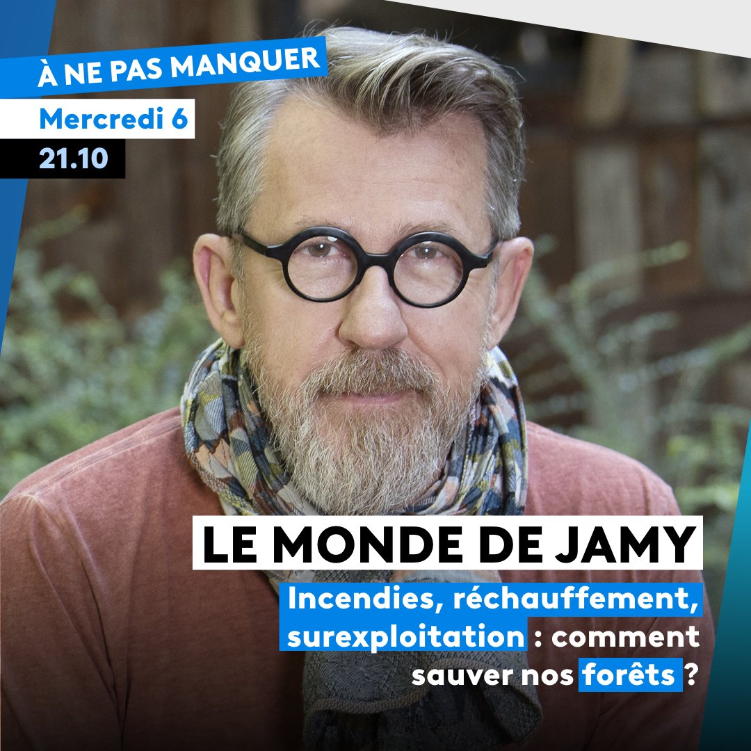 Ancien compte France 3 (@anciencomptef3) on Twitter photo 🌳🔥 Fragilisées par la chaleur et les sécheresses, nos forêts sont en danger. Rencontre avec celles et ceux qui se battent parfois au péril de leur vie pour les protéger.
<a href="/lemondedejamy/">Le Monde De Jamy</a> avec @Gourmaud_Jamy et <a href="/Eglantine_EMEYE/">ÉMÉYÉ Églantine</a>, c'est mercredi à 21.10 ! 🌳🔥 Fragilisées par la chaleur et les sécheresses, nos forêts sont en danger. Rencontre avec celles et ceux qui se battent parfois au péril de leur vie pour les protéger.
<a href="/lemondedejamy/">Le Monde De Jamy</a> avec @Gourmaud_Jamy et <a href="/Eglantine_EMEYE/">ÉMÉYÉ Églantine</a>, c'est mercredi à 21.10 !