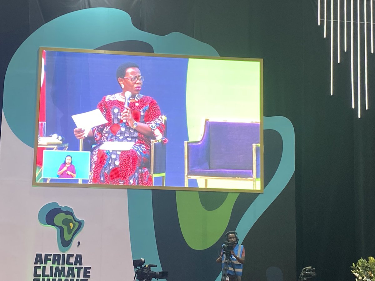 Former ⁦<a href="/womensworldbnkg/">Women's World Banking</a>⁩ Africa Advisory Board member ⁦<a href="/mnsanzabaganwa/">Dr Monique Nsanzabaganwa</a>⁩ and now Dep Chair of the ⁦<a href="/_AfricanUnion/">African Union</a>⁩ Commission urging partners “to trust us [AU] more” to deliver on #climatefinance ⁦@FSDAfrica⁩ ⁦<a href="/aoteh/">Arunma Oteh OON</a>⁩ ⁦<a href="/MEIskenderian/">Mary Ellen Iskenderian</a>⁩