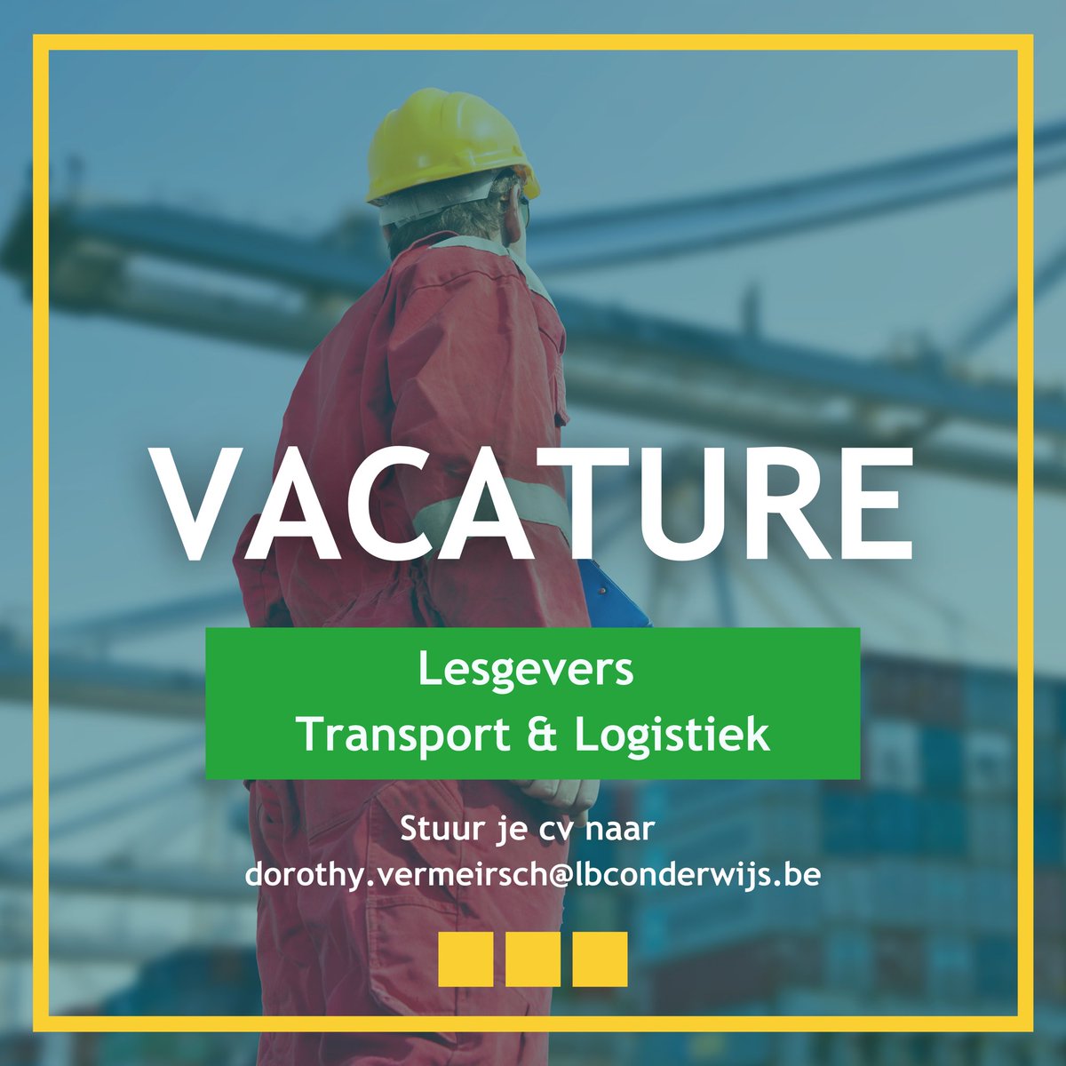 Wij zijn nog op zoek naar enthousiaste lesgevers voor Transport- en Logistiek medewerker. Zeer mooi uitgewerkt materiaal en evaluaties zijn beschikbaar. Word jij onze nieuwe collega TLM? #vacature #transport #logistiek