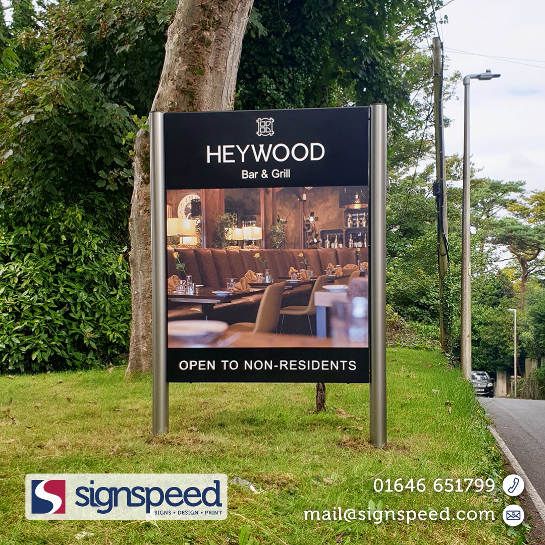 New sign structure designed, produced and installed for Heywood Spa Hotel Bar & Grill ✨ #serioussignsolutions #shoplocal #supportlocal #pembrokeshire #pembrokeshiresigns #signspeed #heywoodspa #signstructure #signage #signsdesignprint #signs