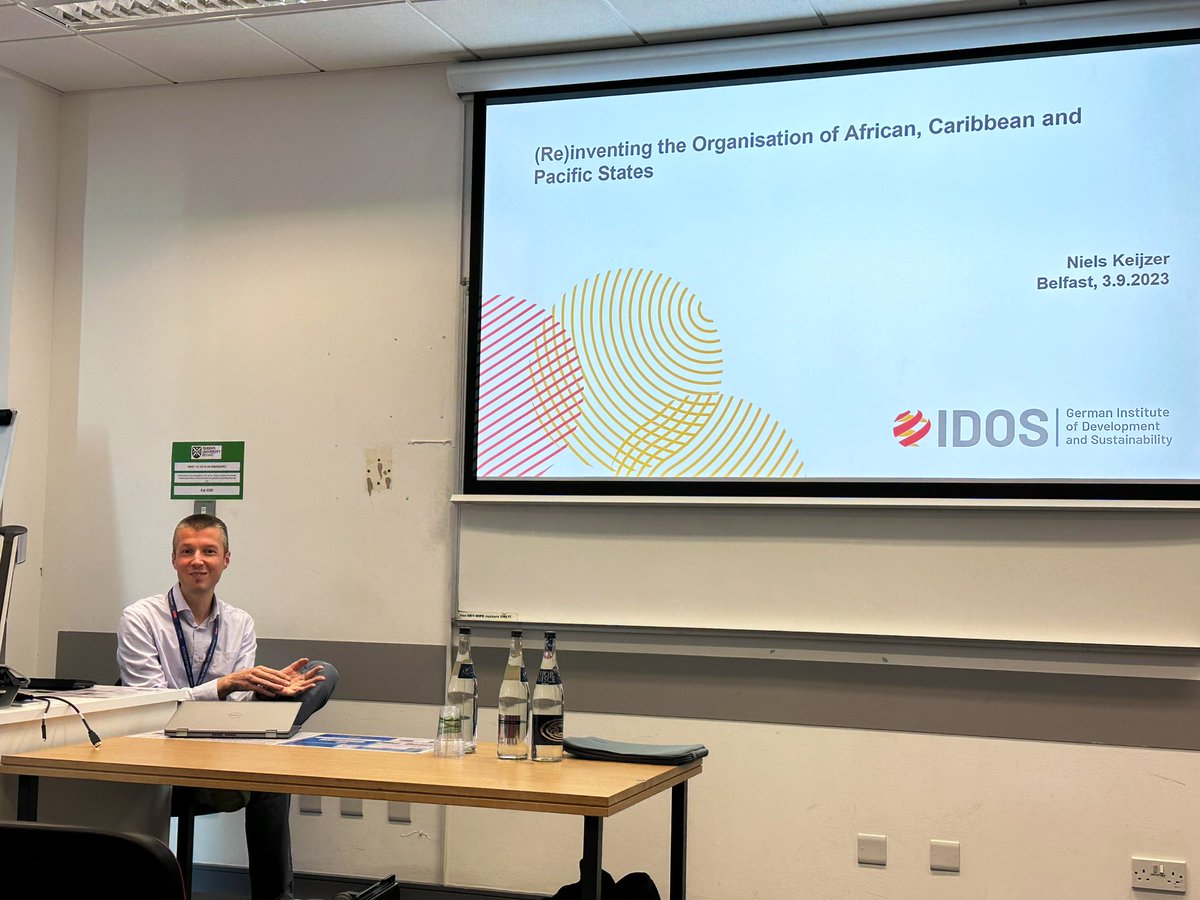 Anissa_Bougrea's tweet photo. Starting #UACES2023 at @QUBelfast w a deep dive into the change & crisis in the EU-OACPS relationship.
Insightful papers by @keijzer_niels on the OACPS’ existential questions, @ARaimundo5 on trends and drivers & #MarkLangan on the geopolitics of fish in the Africa-EU dynamic. https://t.co/mcq9QbZ9HV