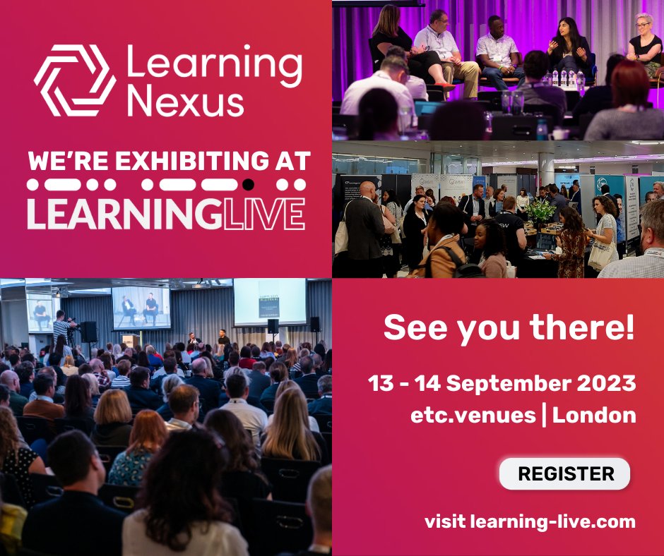 learningnexus's tweet photo. On 13-14 September, we’ll be exhibiting our awesome digital solutions at #learninglive! ⭐️ 🌟 ✨

If you’re yet to register for the event, click here:
https://t.co/Ocv0X07pNu https://t.co/s4WnqAnKQ4