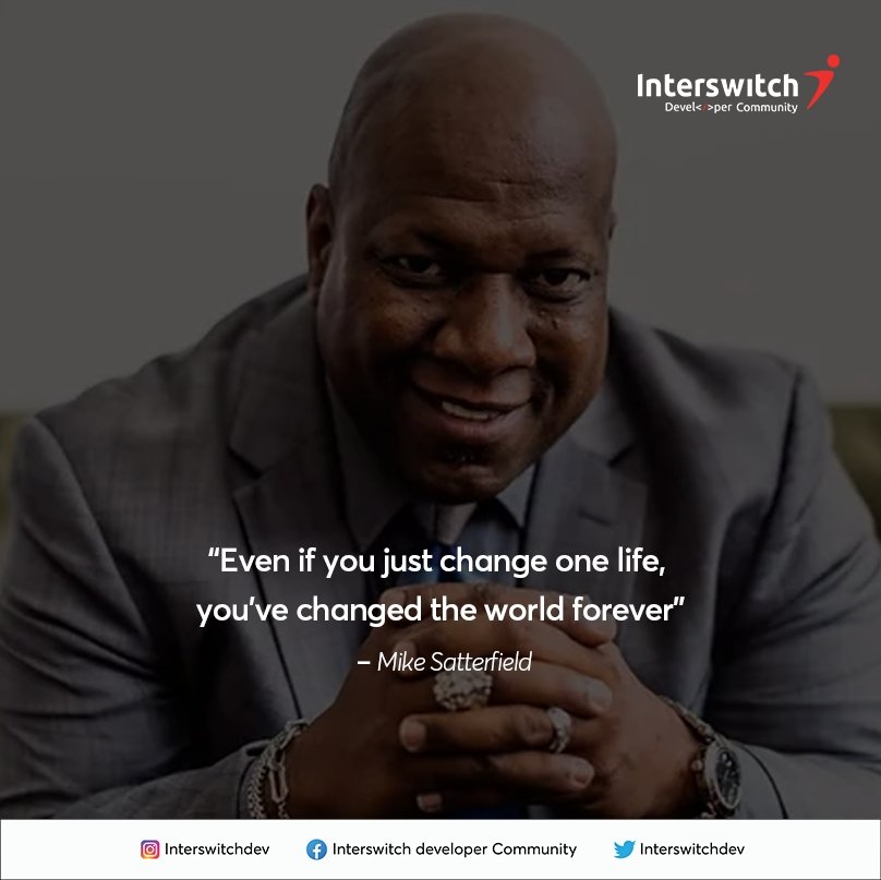 InterswitchDev's tweet image. Happy new week Devs 🤩
Let's kickstart this week with positive intentions.
What plans do you have in mind to make a positive impact this week?
#MondayMotivation
#interswitchdeveloperscommunity
#interswitchdevelopers
#interswitch