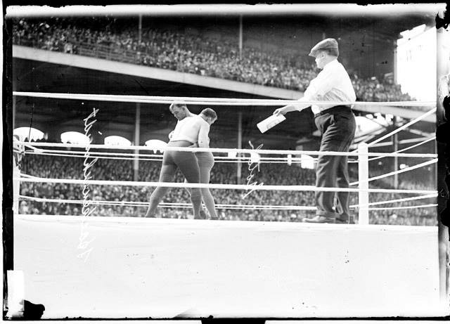 allan_cheapshot's tweet image. OnThisDay in 1911: Frank Gotch and George Hackensmidt met for the second and last time in front of 25,000 fans at the newly opened Comiskey Park in Chicago, Illinois.

At the time, this was the largest gate in history, at approx $87,000 ($2.5 million in today’s money).