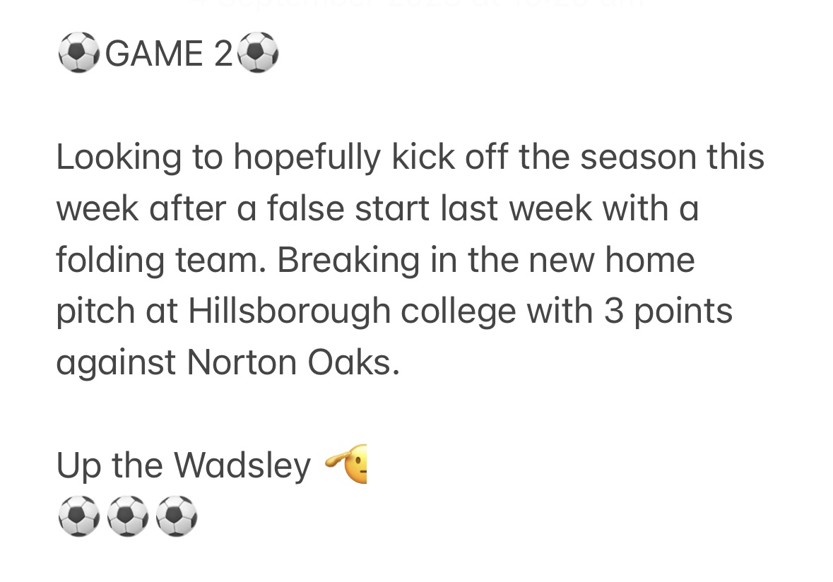 Wadsley FC tweet media