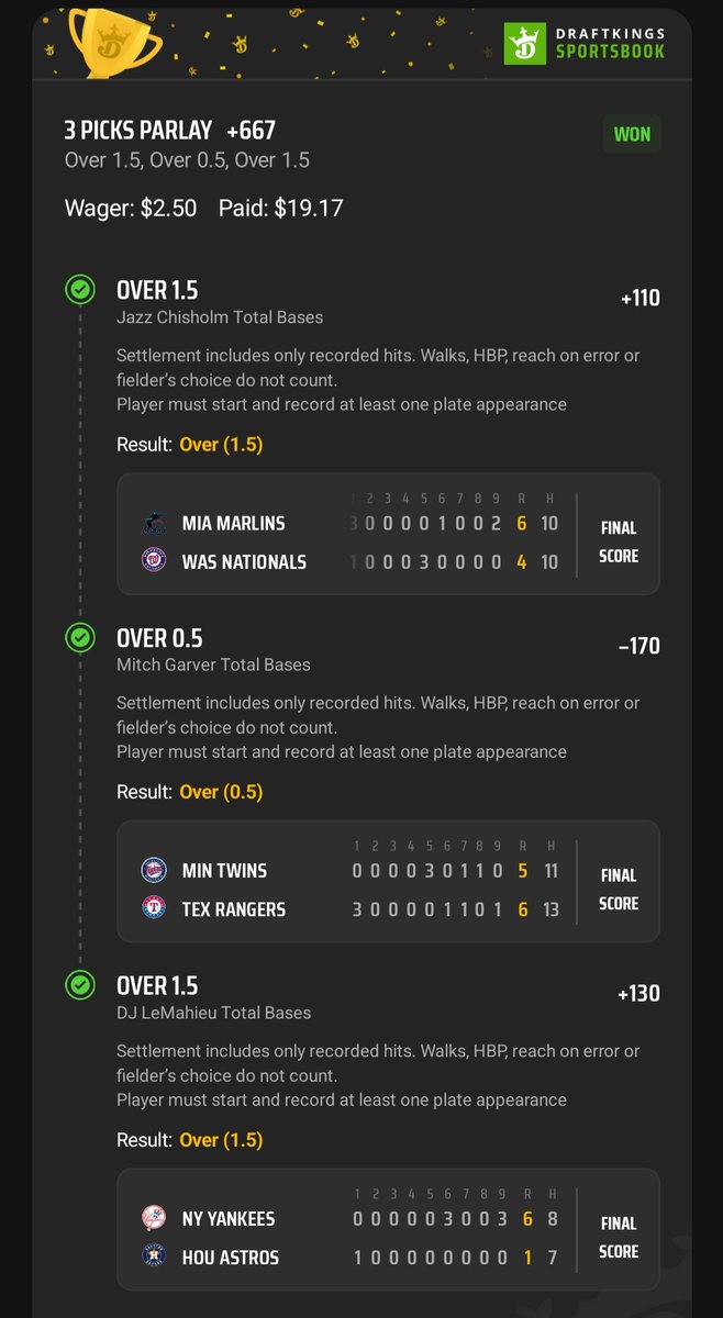 Thanks to <a href="/JuiceBoxBets/">Juice Box Bets</a> discord. My only win of the day.