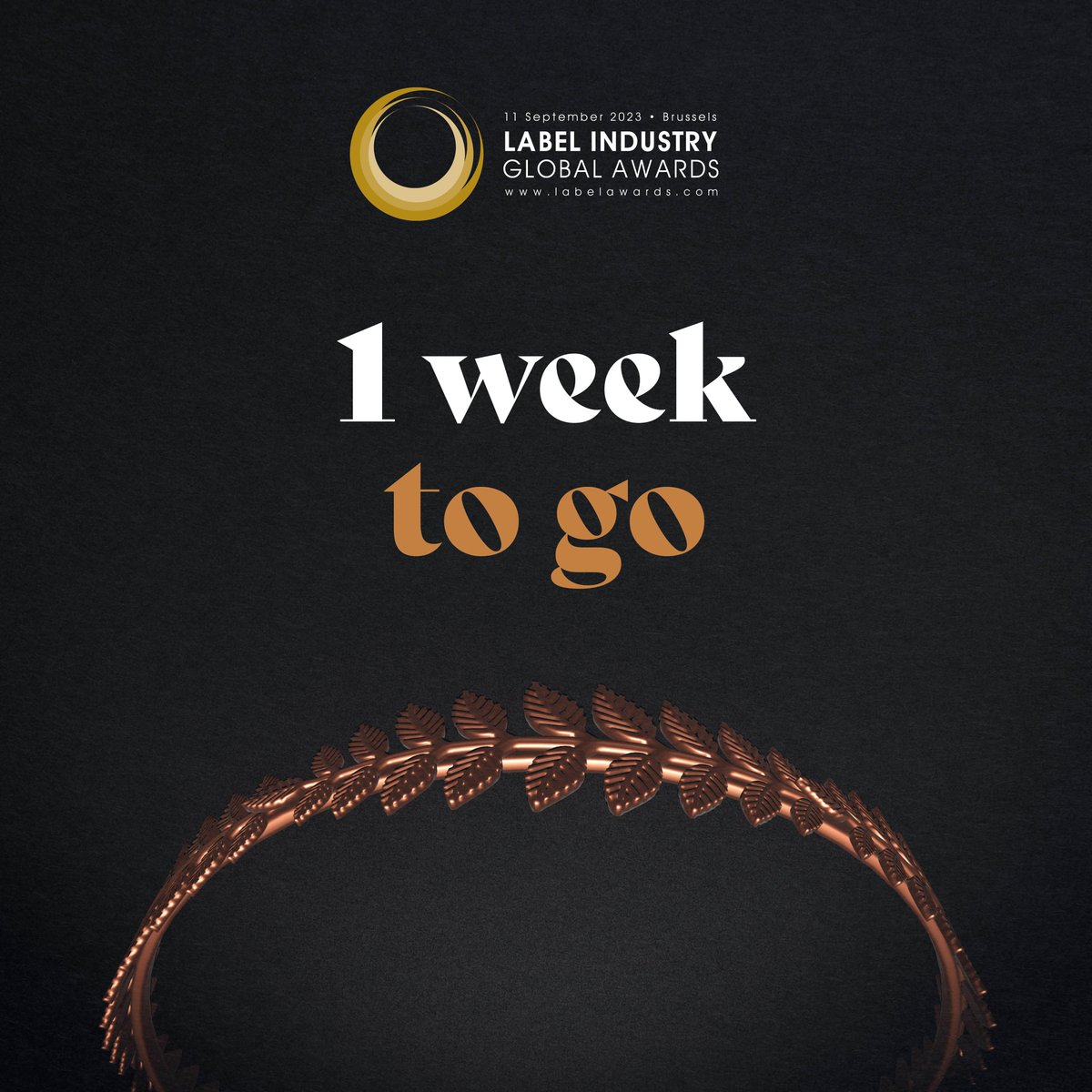 One week to go until the #LabelAwards 2023 winners are revealed! We are looking forward to celebrating the #label industry's greatest achievements! labelawards.com #labels #packaging #printing #labelexpoeurope2023