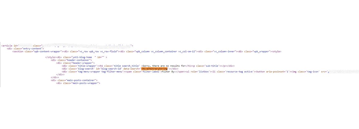 InventiveRepair's tweet photo. XSS Day #21
Unsanitized injection reflected via the search bar. This allowed an event handler to be injected using the existing HTML tag. Here the onmouseover event is injected to the existing div tag by escaping the single quote.
#cybersecurity #XSS #BugBounty #bugbountytips https://t.co/rrwoeTAFrV