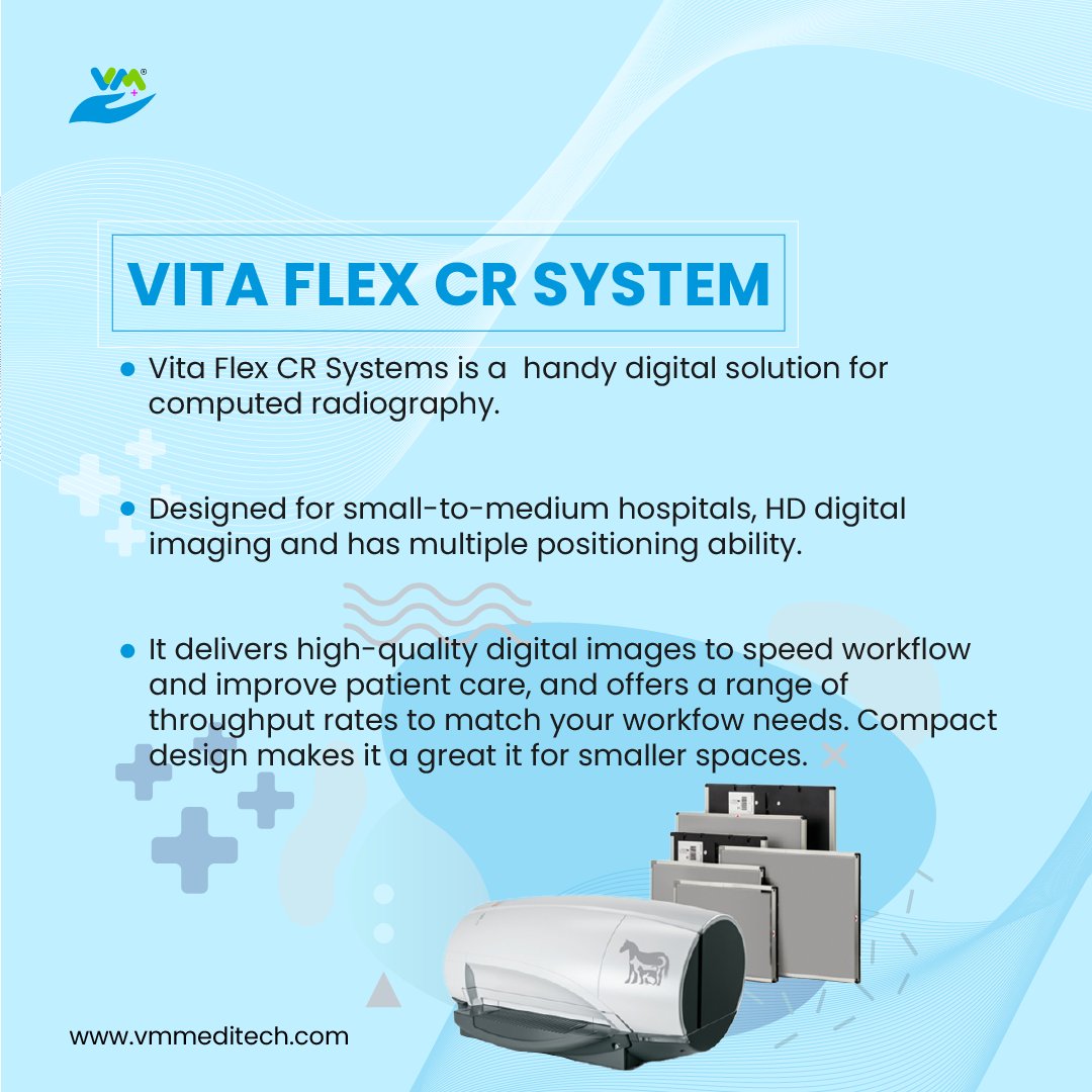 vmmeditech's tweet photo. Ready to acquire the Vita Flex CR System? Visit VM Meditech's online store today and make your purchase with ease.
Visit our website:
https://t.co/hrDQEmYFOf
#radiography #instadaily #trendingpost #radiology #xraylife #xray #radiographer #xraytech #radiologytech #vmmeditech https://t.co/5vPibuc2yD