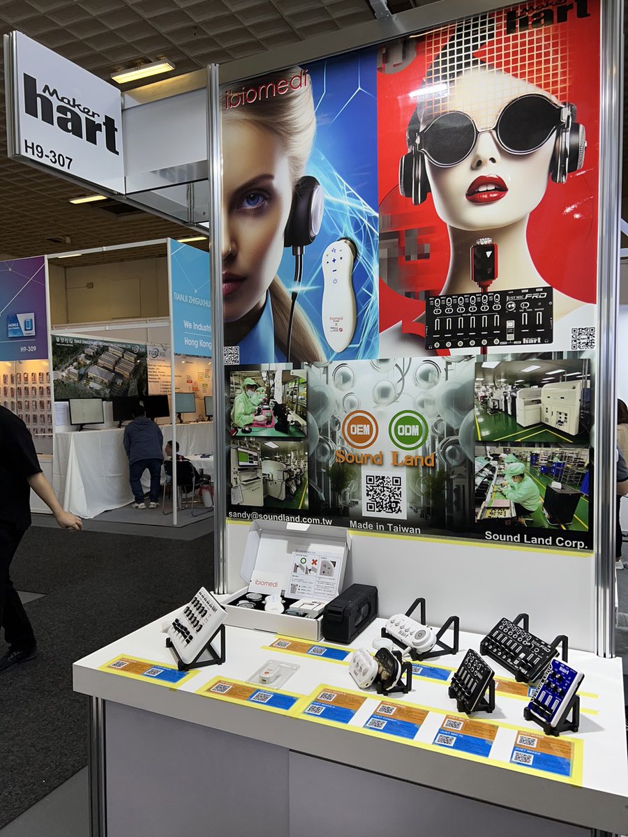 💪DAY 2~~Welcome to Maker hart booth H9-307~~
👉2023 IFA BERLIN , 1-5 SEP 2023
IFA : ifa-berlin.com
Maker hart : makerhart.com
Sound Land : soundland.com.tw

#Makerhart
#Soundland
#2023IFA
#audiomixer
#blouthtoothmixer