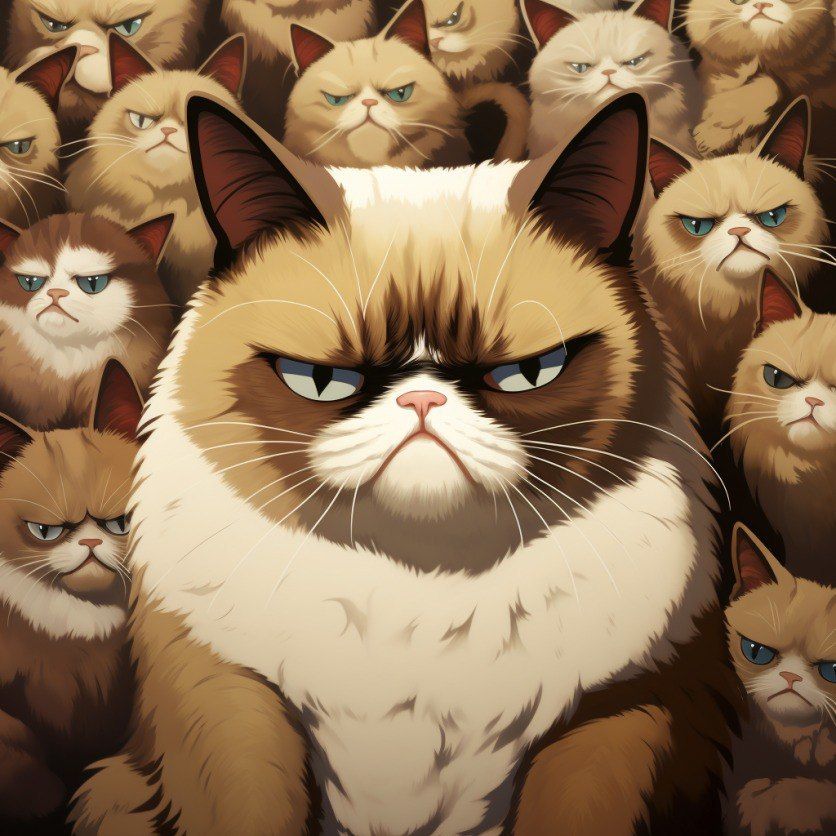 daCat_token's tweet photo. Grumpy community is showing their strength!

The grumpiness is spreading... can we get even grumpier? Let's find out shall we. #meh #grumpycatcoin https://t.co/hSHpWWvg56