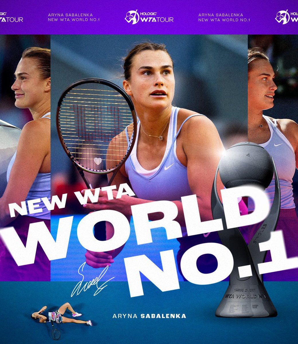 settenisok's tweet photo. En 2019, el padre de Sabalenka, quien la introdujo al mundo del tenis, falleció repentinamente a los 43 años.

A inicios de 2020, decía en una entrevista: “Solo intento luchar porque mi papá quería que yo fuese la #1”

Hoy eres la mejor del mundo. Objetivo cumplido, Aryna. https://t.co/cLmfwoIUKK