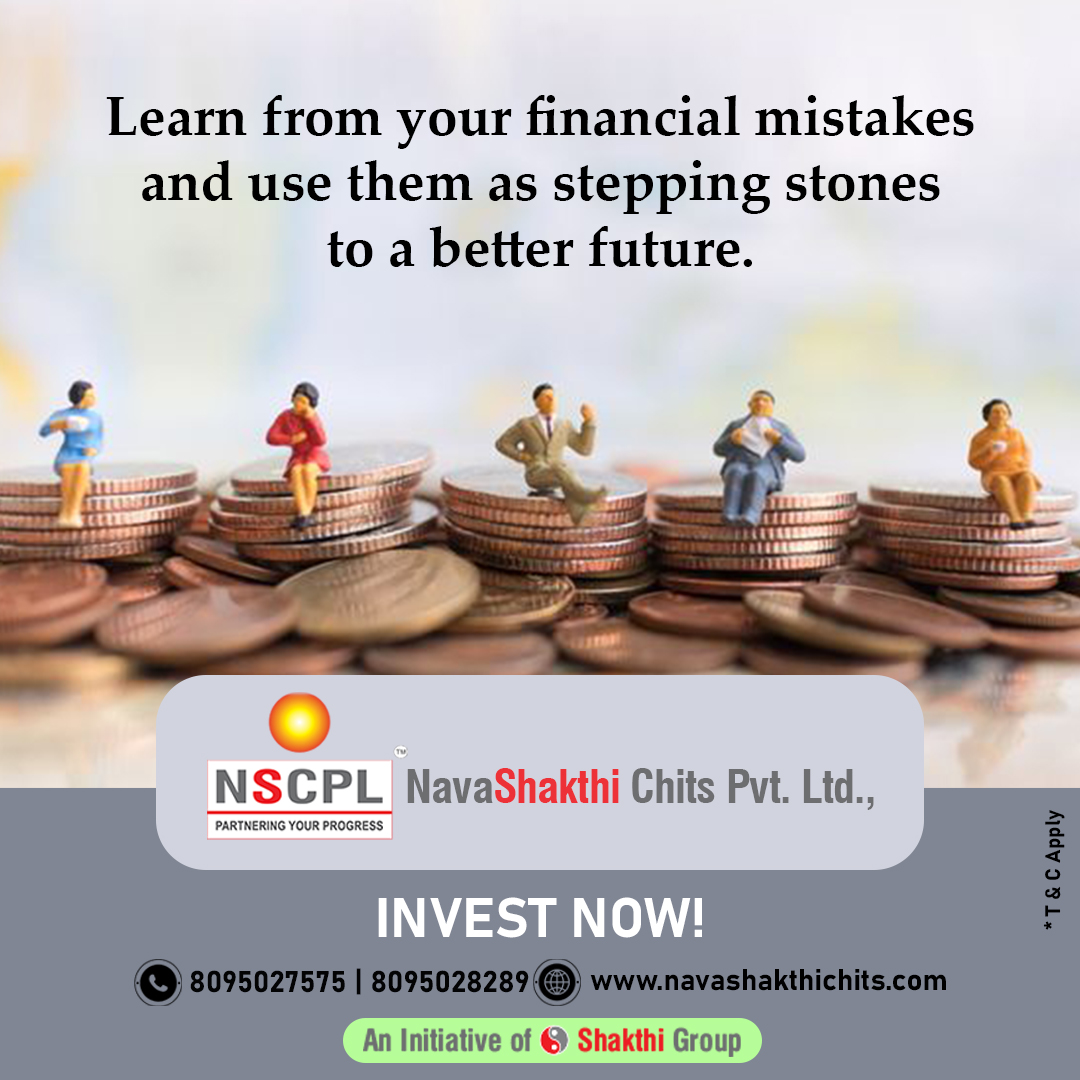 'Embrace Your Financial Journey! 💰💡 Learn from Mistakes, Build a Brighter Tomorrow. 💪🌟 #FinancialWisdom #MistakesToSuccess #NavaShakthi #FinancialFreedom #FutureGoals'