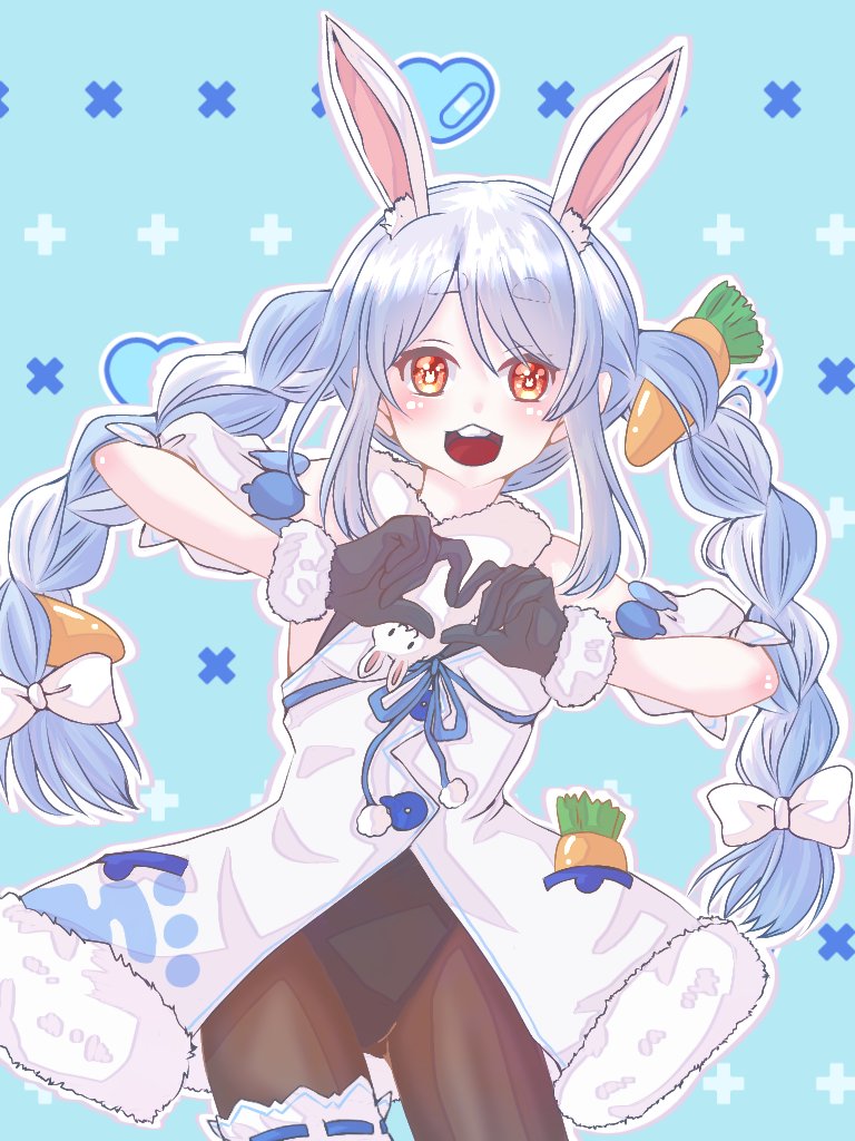 兎田ぺこら「こんぺこぉ  #ぺこらーと #兎田ぺこら」|ミークン🐧👯‍♀️のイラスト