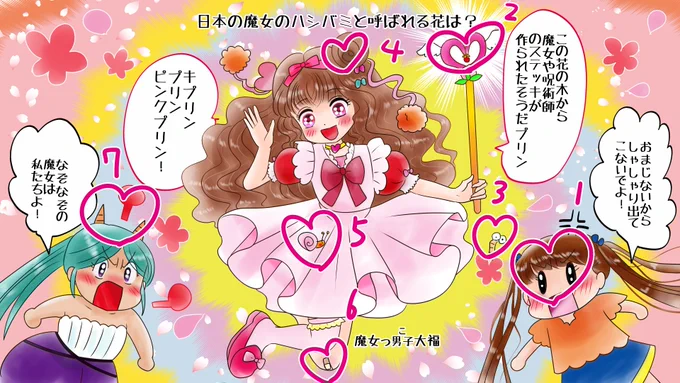 間違い探しの答えです    
 pixivでの満作(マンサク)うんちくのページはこちらです   
https://t.co/LpRYmbn3G8 