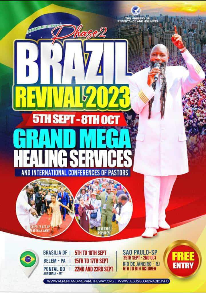 HumphreyAdenya's tweet photo. Matthew 10
41 Anyone who receives a prophet because he is a prophet will receive a prophet's reward, and anyone who receives a righteous man because he is a righteous man will receive a righteous man's reward.

#BrazilReception is a wise move by that Great nation. https://t.co/2nAB1xV3uV