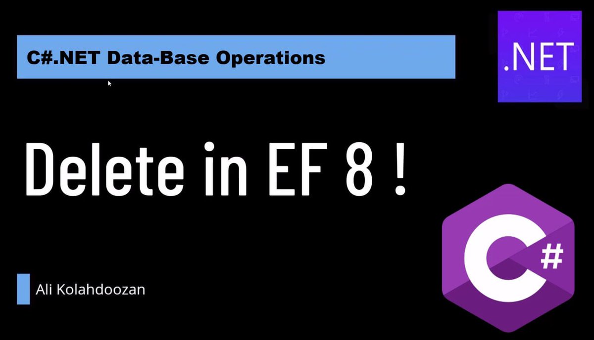 bugandfixes's tweet photo. Delete in EF 8 !

Deleting a record efficiently using Entity Framework (EF) involves a few key considerations to minimize unnecessary database operations and improve performance.

https://t.co/h0Gc2EHq96

https://t.co/JLqQSCFmJc

#EF 
#dotnet 
#aspdotnet 
#database 
#csharp https://t.co/k9QAIne4Mc