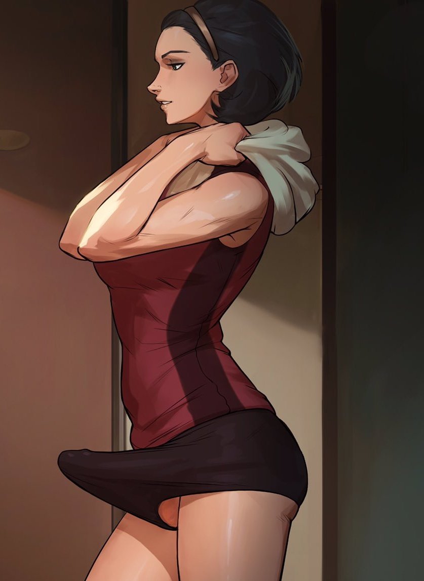 Oh Look, Janice is in the gym Shower area. She must be finished with her workout.

Other things? Those are next to take care of~