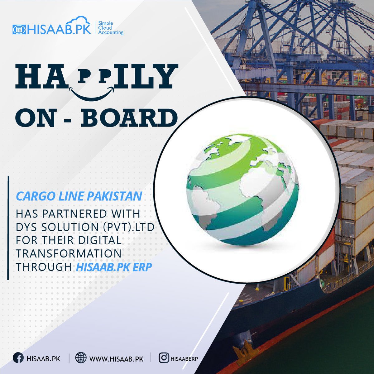 We are delighted to welcome Cargo Line Pakistan on board with us..!
#implementation #hisaaberp #clearingsystem #frieghtforwarding #custom