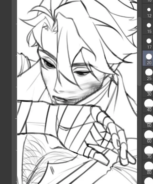 another day another slay...wip (coloring's gna be such hell) #wriothesley 